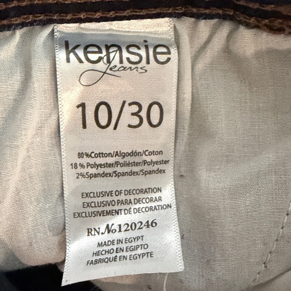 Kensie Effortless Ankle Dark Wash Mid Rise Skinny Jeans 10/30 - Picture 6 of 11